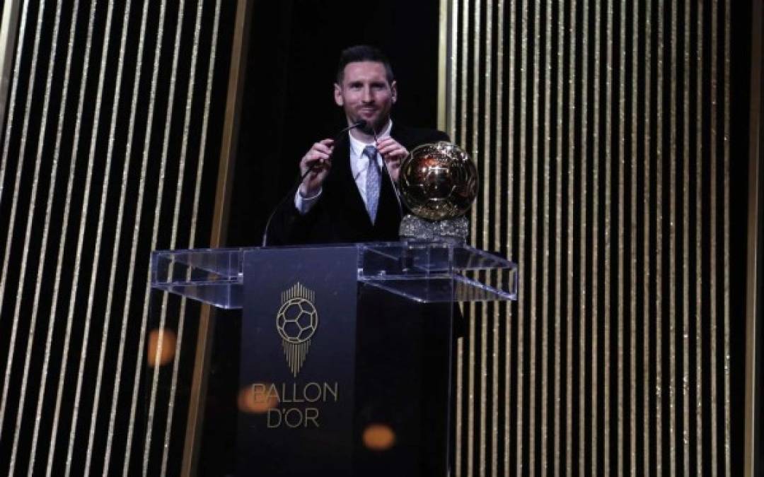 Messi tomó la palabra luego de recibir su sexto Balón de Oro.