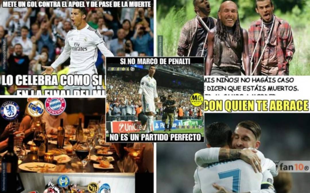 Estos son los mejores memes de la jornada del miércoles en la UEFA Champions League. Real Madrid y Cristiano Ronaldo, protagonistas.