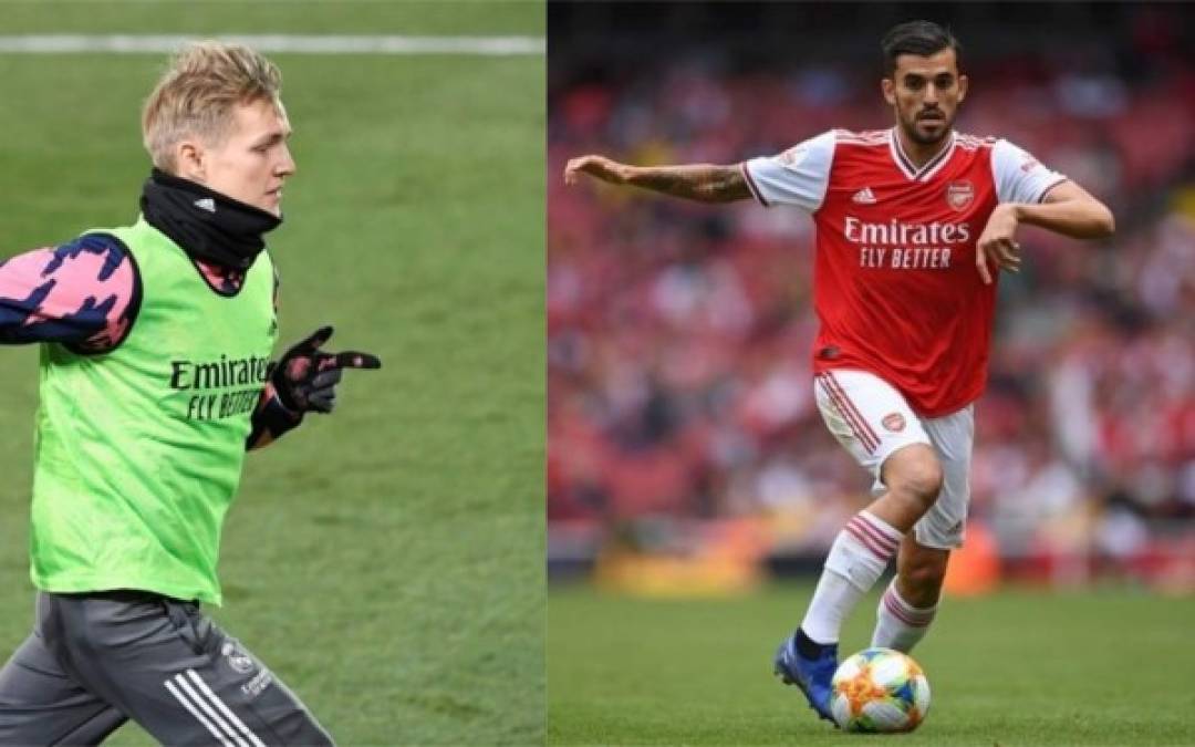 El noruego Martin Odegaard y el español Dani Ceballos regresarán a la disciplina del Real Madrid para la temporada 2021-21, según ha confirmado el Arsenal este jueves, el club donde han jugado en calidad de cedidos con diferentes periodos desde hace dos temporadas. Fotos AFP.