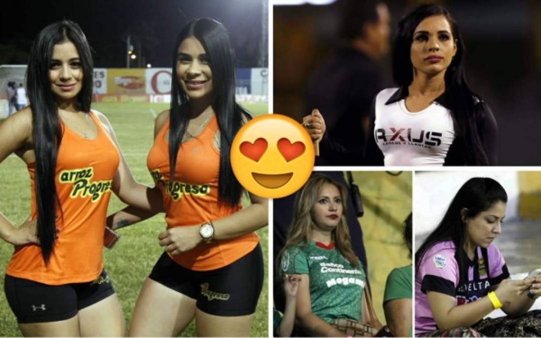 En los distintos estadios del fútbol hondureños las mujeres hondureñas engalanan jornada a jornada y este miércoles no han sido la excepción.