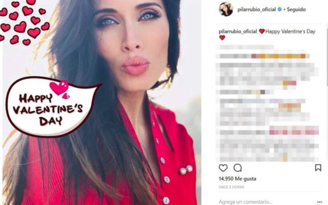 Pilar Rubio es pareja de Sergio Ramos.