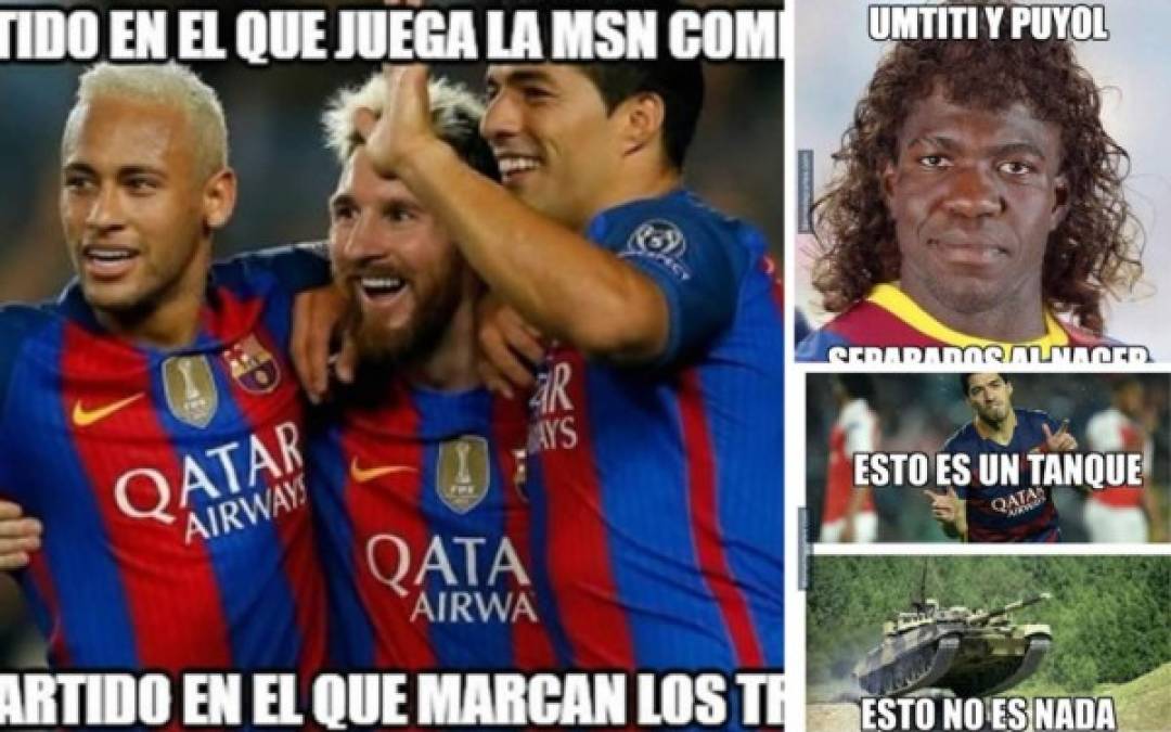 El Barcelona ha vuelto al camino del triunfo en la Liga española con una goleada a domicilio 1-5 contra el Leganés, en la que la MSN (Messi, Suárez y Neymar) han marcado. Estos son los divertidos memes que nos dejó el partido.