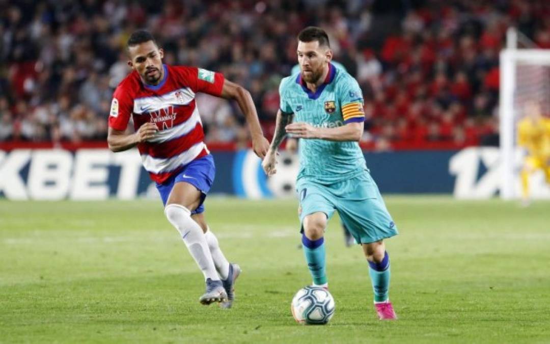 Messi entró de cambio al comienzo de la segunda parte.