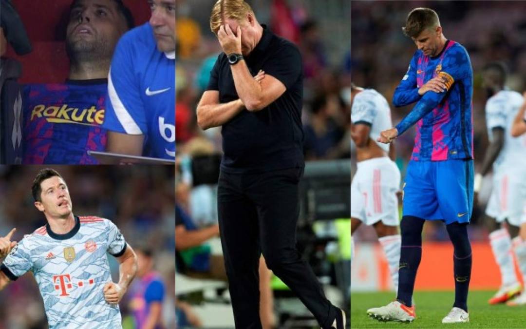 El FC Barcelona vivió otra pesadilla ante Bayern Múnich y nuevamente frente al Bayern Múnich. En el club culé hubo impotencia y su afición expresó su enfado tras el 3-0 definitivo del juego. Fotos AFP y EFE.