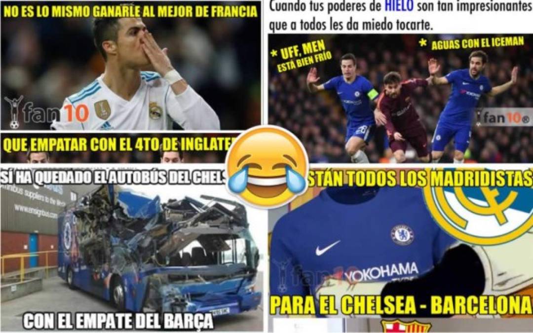 Estos son los divertidos memes que nos dejó el partido de ida de octavos de final de la Champions League entre Chelsea y Barcelona (1-1).