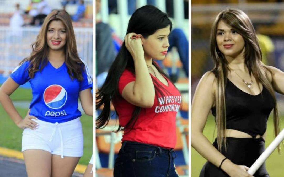 Ellas son las bellas chicas que adornaron la jornada 14 del Torneo Apertura 2016-2017 de la Liga Nacional en los diferentes estadios de Honduras.