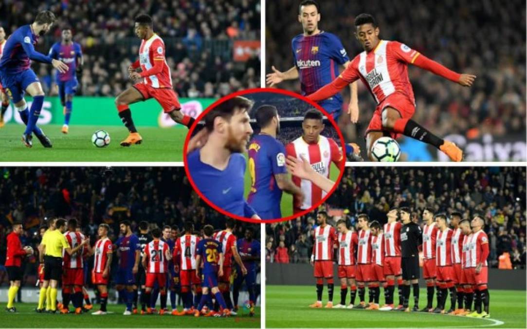 El Girona con el hondureño Antony 'Choco' Lozano de titular enfrentó al Barcelona en el Camp Nou y cayó goleado 6-1. Estas son las mejores imágenes del partido.