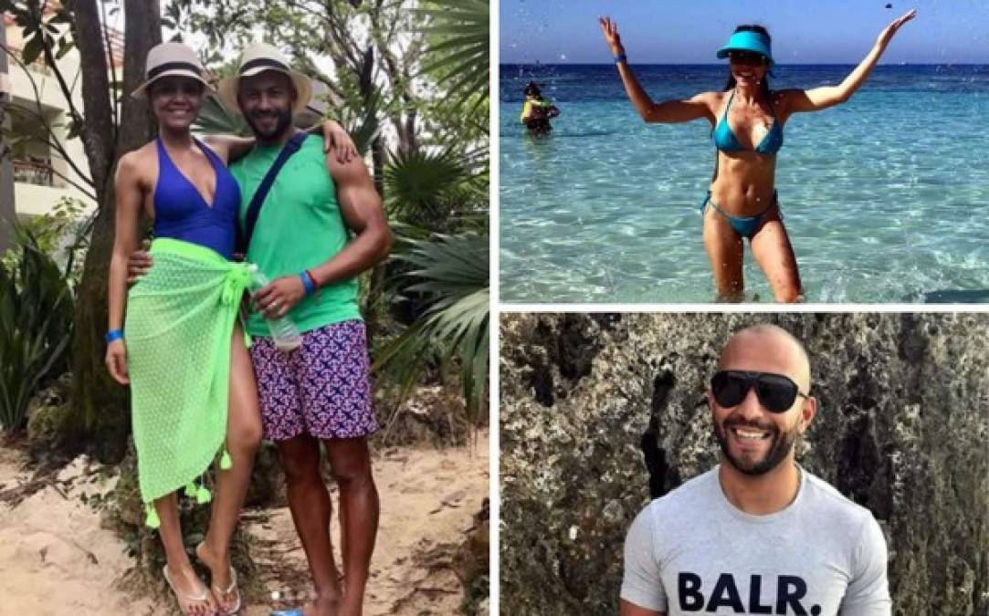 El futbolista hondureño Víctor 'Muma' Bernárdez aprovechó sus vacaciones para pasarla con su esposa Wendy Salgado e hijas en las bellas playas de Roatán.