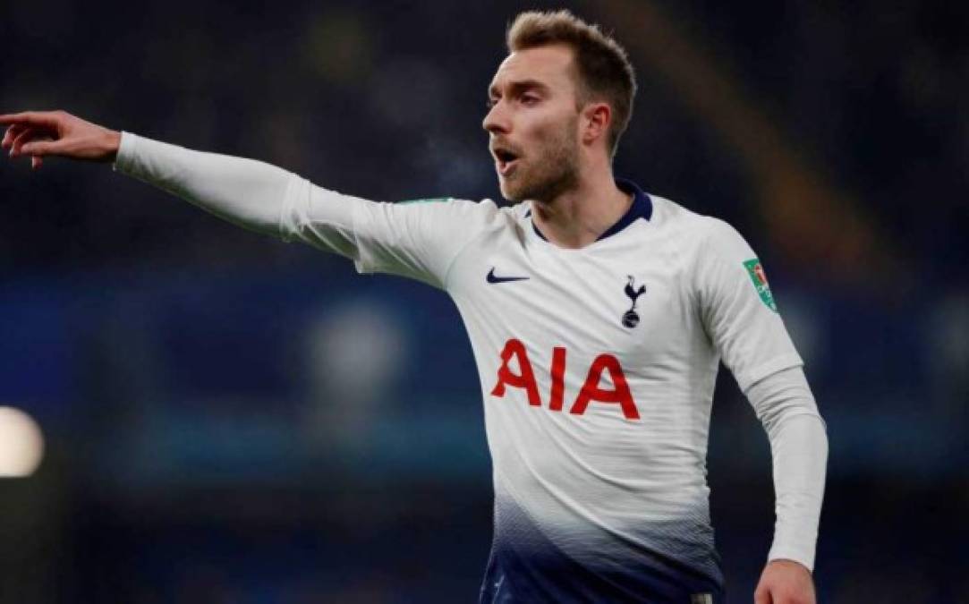 Christian Ericksen: El mediocampista danés quiere salir del Tottenham y esta semana se define su futuro. Se menciona que el Real Madrid y la Juventus lo quieren en sus filas.