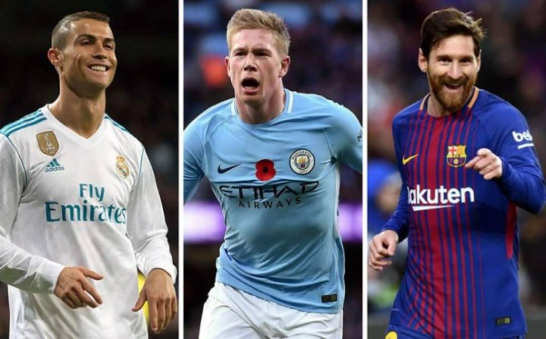 La UEFA reveló el Equipo Ideal del 2017. Un total de 8,8 millones de usuarios votaron a los 11 mejores jugadores del año pasado, que conforman el mejor equipo del fútbol europeo.