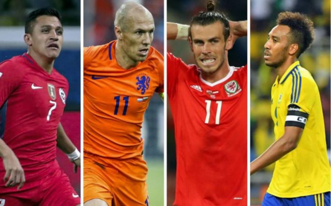 Estos futbolistas forman parte de algunos de los mejores equipos de Europa pero no estarán en el Mundial de Rusia 2018. Mira quien se ha quedado fuera del torneo más importante del mundo.