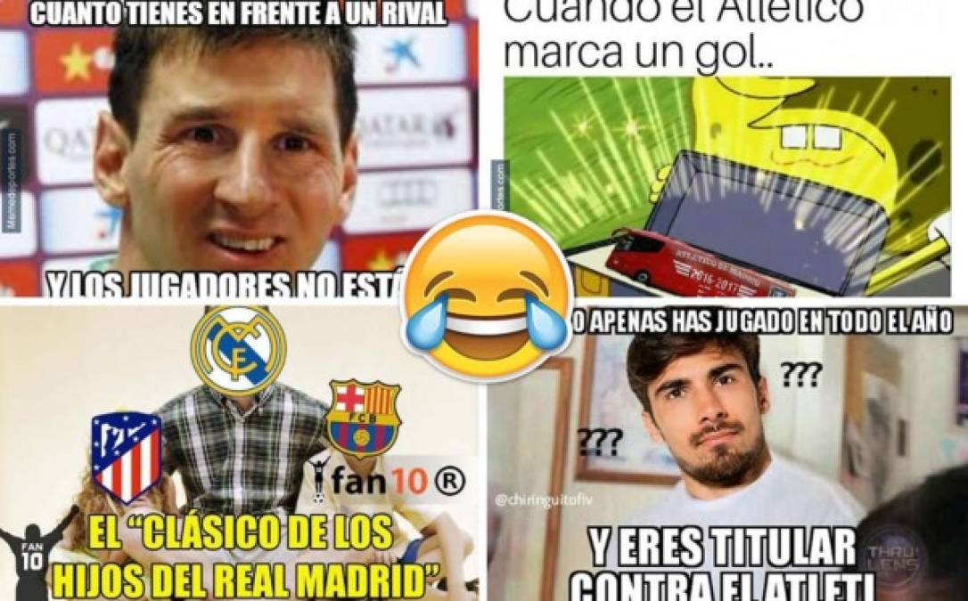 Las redes sociales han puesto el humor tras el partido que jugaron Atlético de Madrid y Barcelona en el Wanda Metropolitano.