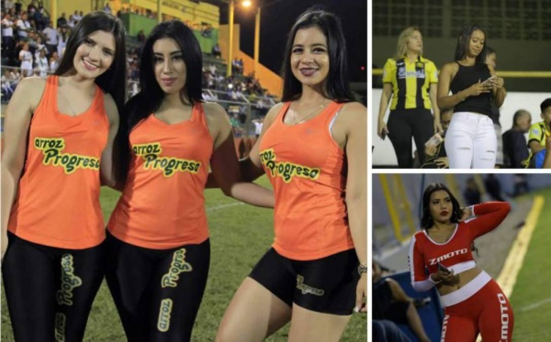 Las bellezas que han engalanado la quinta jornada del Torneo Apertura 2018 de la Liga Nacional del fútbol hondureño.