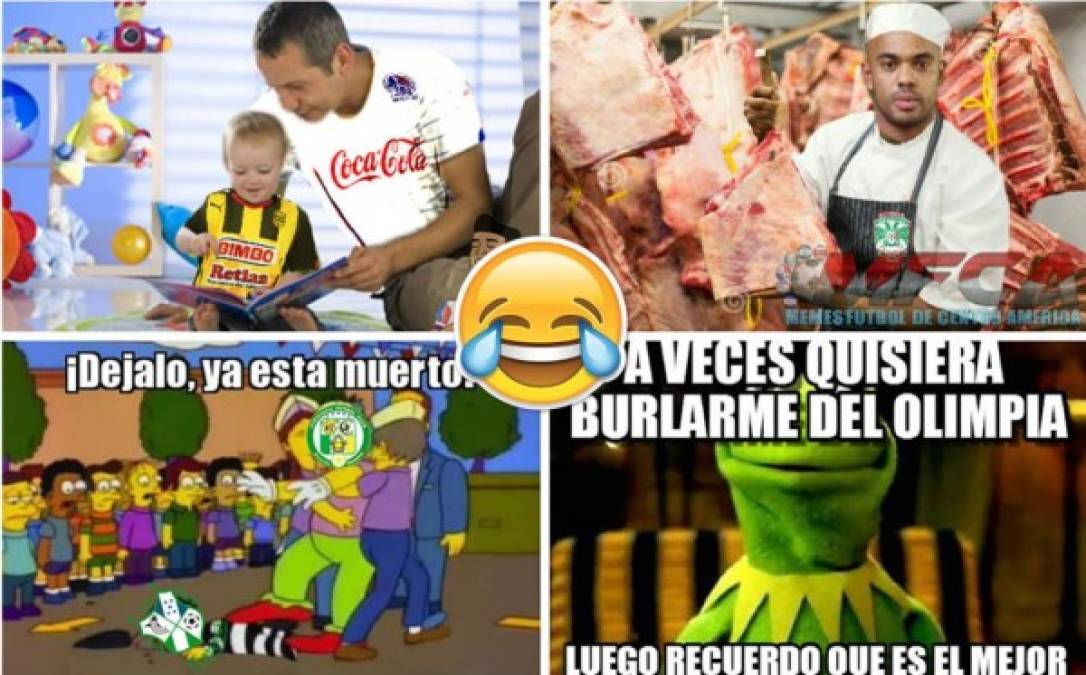 Olimpia y Motagua fueron los grandes ganadores de la jornada, superando respectivamente al Real España y Marathón. Los memes no perdonan a los equipos sampedranos.