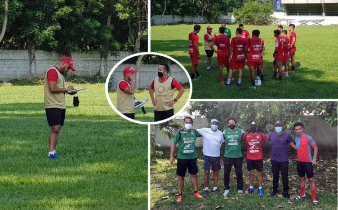 Emil Martínez ya se puso manos a las obras y ha empezado los trabajos como nuevo miembro del cuerpo técnico del Marathón. Así ha sido su primer día. Fue bien recibido.