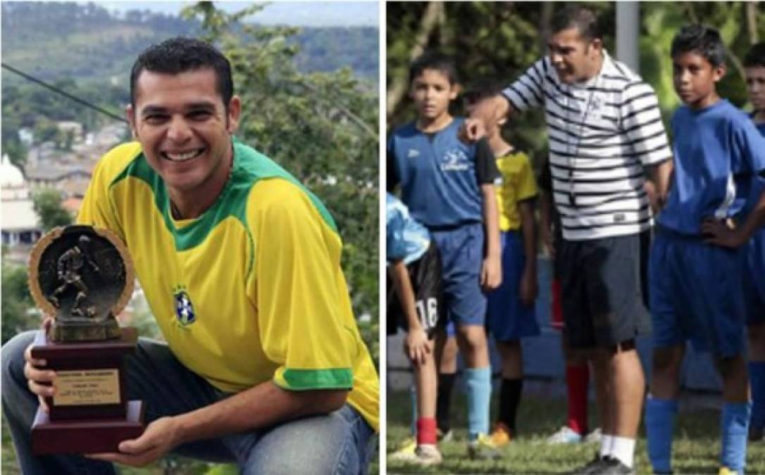 Carlos Paes de Oliveira tiene 39 años y es entrenador de la escuelita de fútbol de la Conapid en Tegucigalpa. Su imagen de futbolista se dañó tras haber estado involucrado en una banda criminal.
