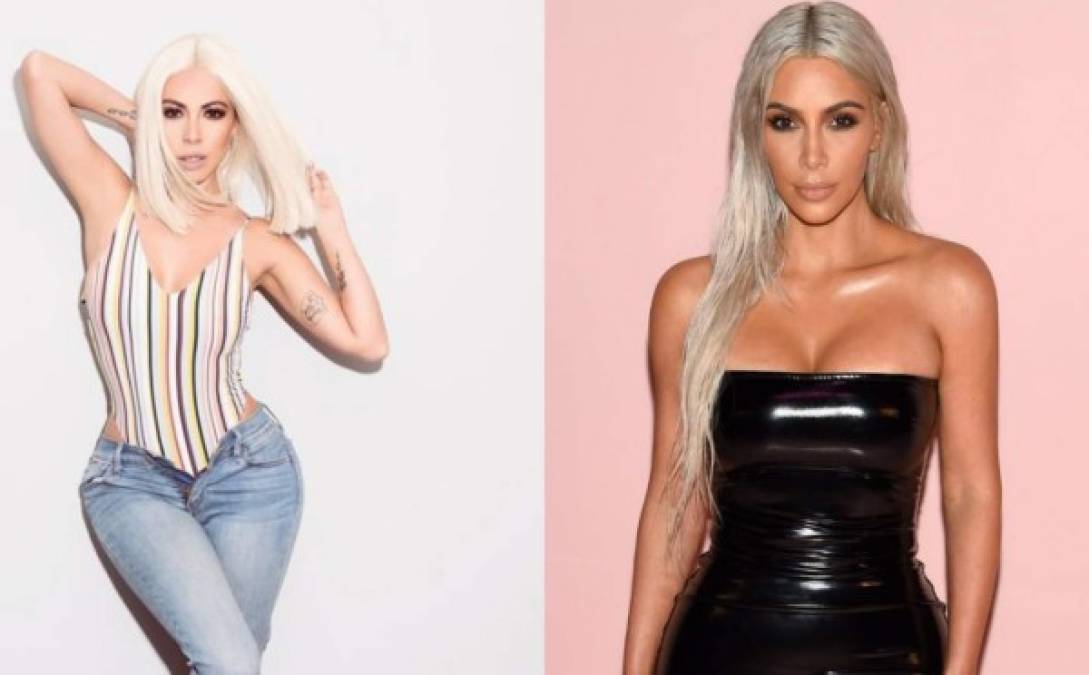 El cabello en color blanco o plata también es otro de estilos que Jimena ha imitado de Kim Kardashian, esas imágenes han recibido miles de likes de parte de los seguidores de la presentadora.