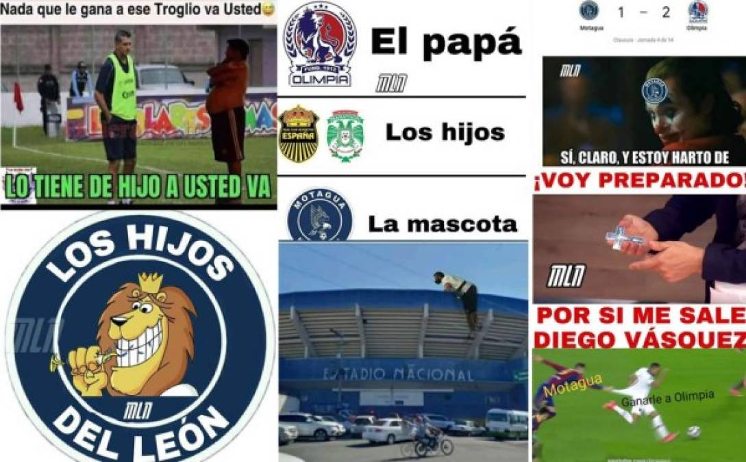 Los mejores memes del clásico capitalino que le ganó Olimpia al Motagua (1-2) en el Torneo Clausura 2021. Diego Vázquez es víctima de las burlas.