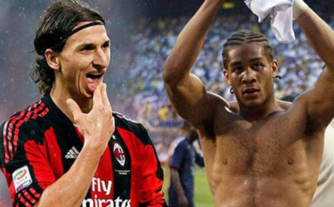 Ibrahimovic y Onyewu en el Milan: El sueco y el sefendor estadounidense se agarraron en pleno entreno, el atacante admitióque tras el incidente 'acabó con una costilla rota', al tiempo que reconoce que 'si ni llega a ser por los compañeros nos habríamos matado el uno al otro'.