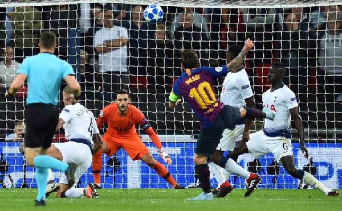 Al minuto 56, Lionel Messi anotó el tercer gol del Barcelona, un tanto que daba la tranquilidad.