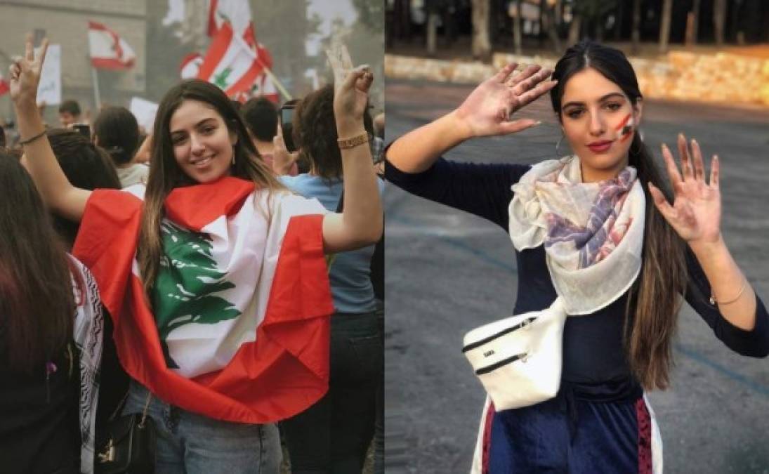 Yara es quizás la mujer más viral en las protestas, su presencia ha sido constante.