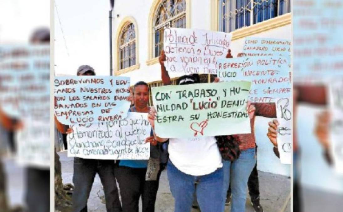 Familiares de Lucio Rivera llegaron a los juzgados para apoyarlo en la audiencia inicial realizada en 2014. El Ministerio Público lo acusó de los delitos de asesinato y asociación ilícita.