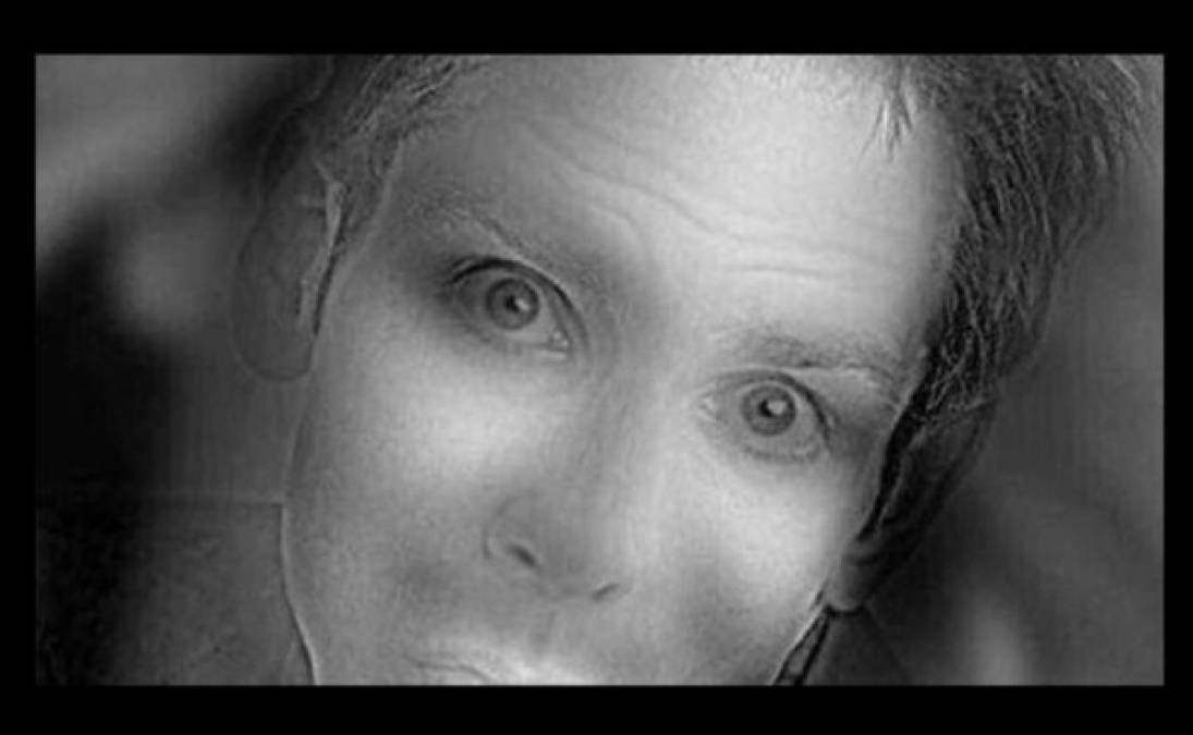 Se trata de una fotografía en blanco y negro del actor Ben Stiller en su rol de 'Zoolander', a la que se han agregado algunas sombras. La fotografía propone al usuario entrecerrar sus ojos y verla con detalle a fin de mostrar el secreto que esconde. ¿Y usted, qué imagen ve? Es una joven mujer muy sonriente.