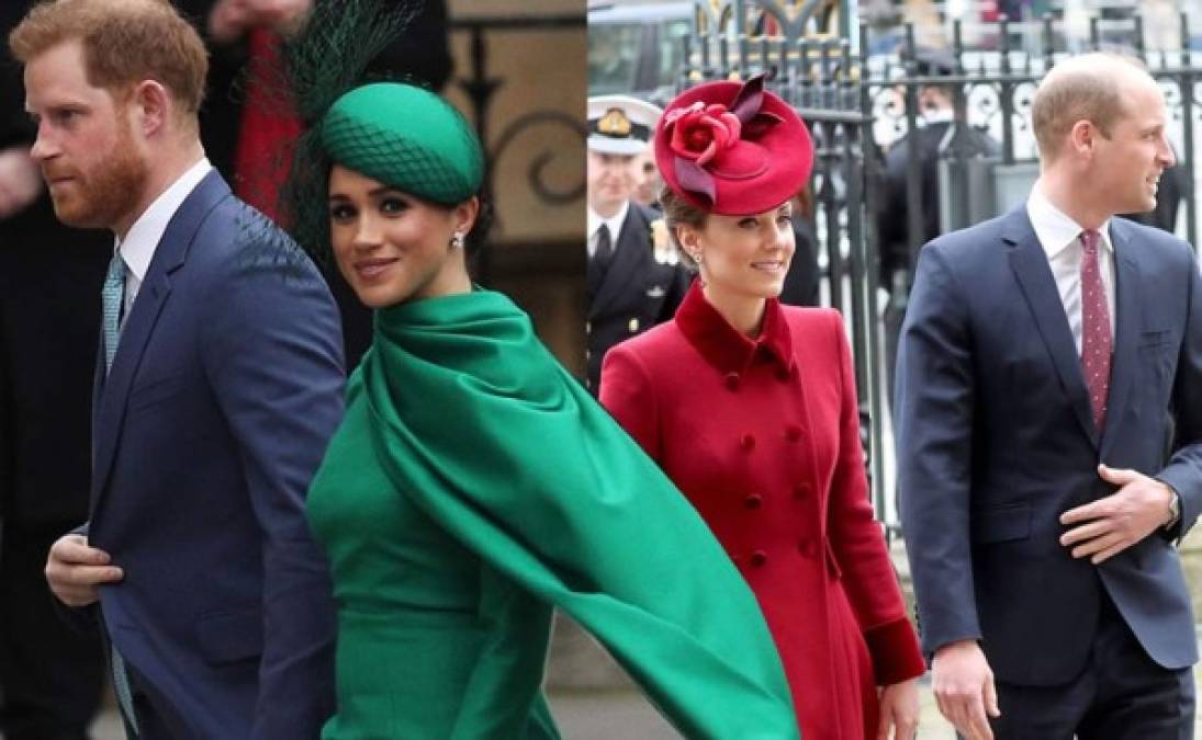 El esperado encuentro de Harry, Meghan, Kate y William, también llamados los 'Fab Four' de la monarquía, se dio en el último evento de los duques de Sussex como royals.