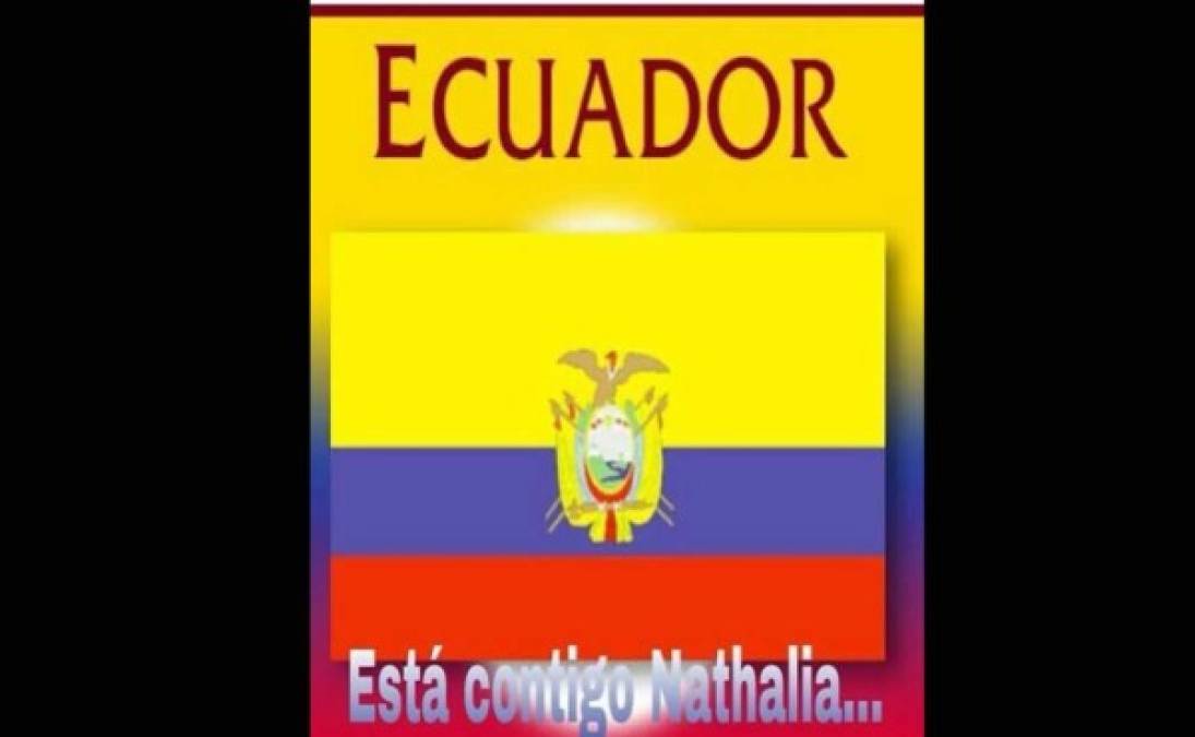 Desde Ecuador ya apoyan a Nathalia Casco.