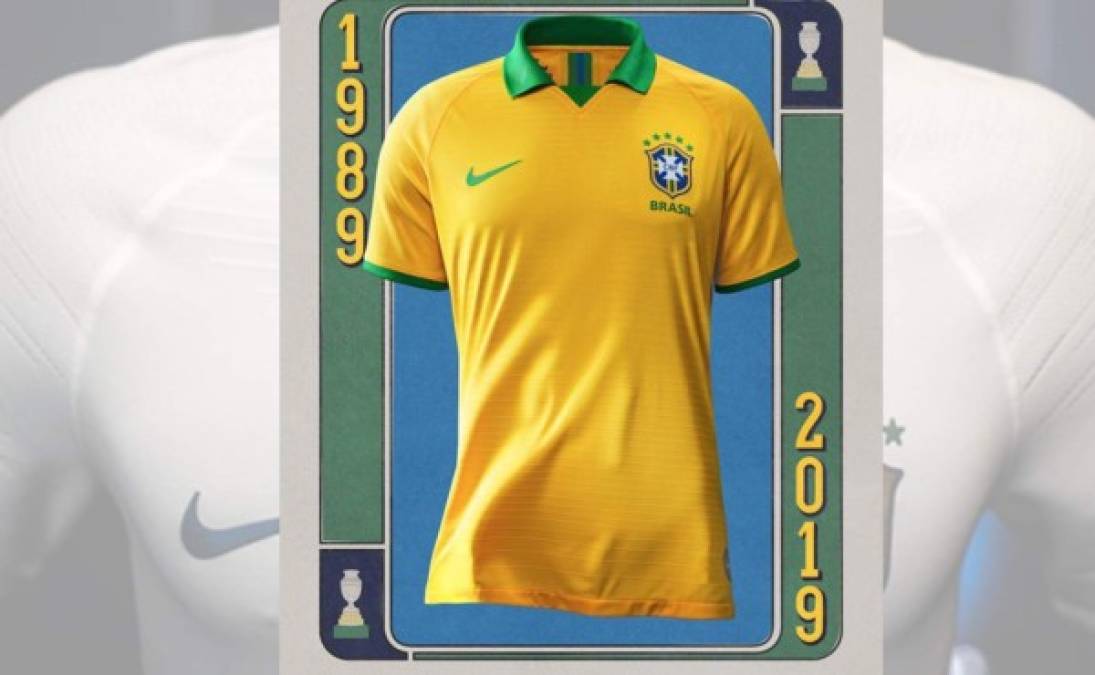 En las redes sociales se mostró la camisola tradicional amarilla de Brasil.