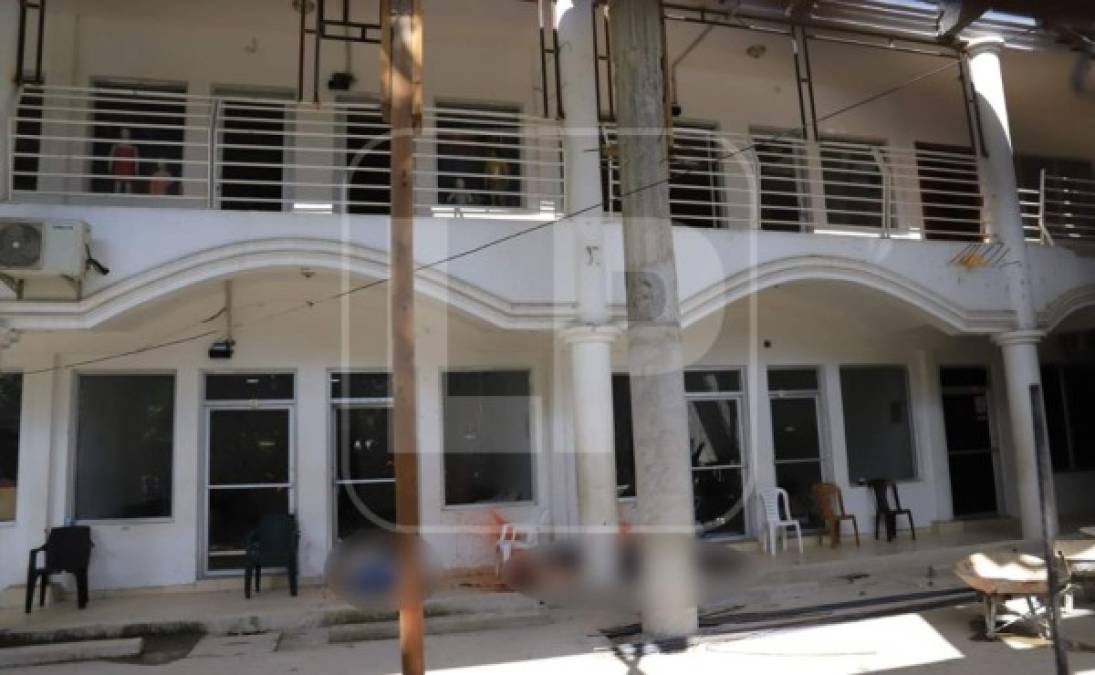 La masacre ocurrió en un edificio, propiedad de Miguel Carrión, que está en construcción. En la 4 avenida n.o, entre 2 y 3 calle del barrio Guamilito de San Pedro Sula.