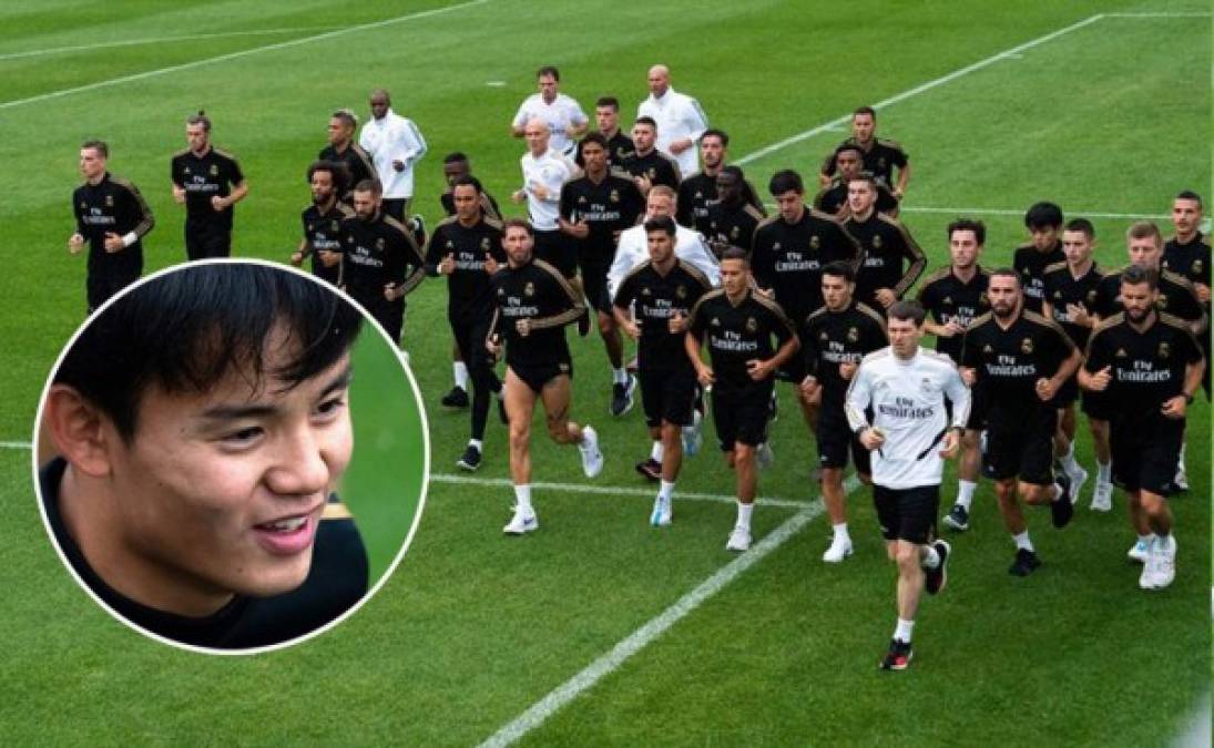 La plantilla de jugadores del Real Madrid hizo este jueves su segundo día de pretemporada en Montreal, Canadá. El entrenamiento fue suspendido por lluvia pero acaparó la atención por la presencia de caras nuevas y las ausencia de otras.