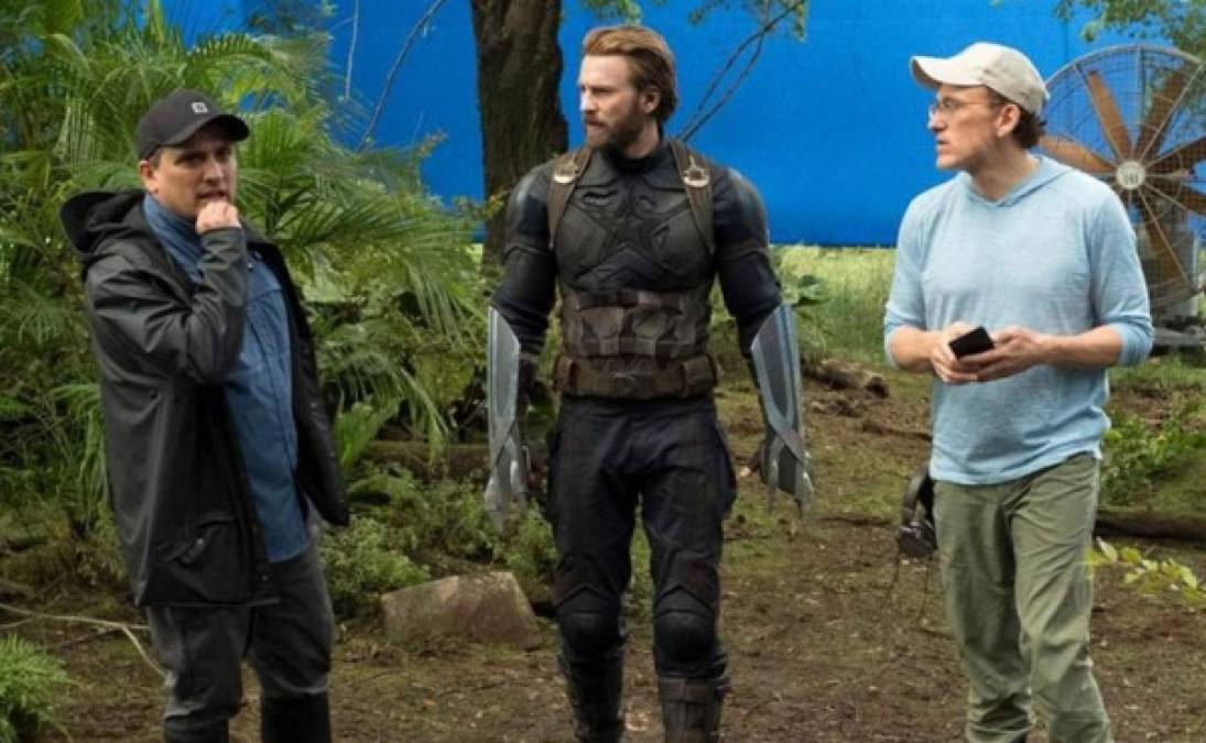 Chris Evans recibe instrucciones de los directores de Infinity War.