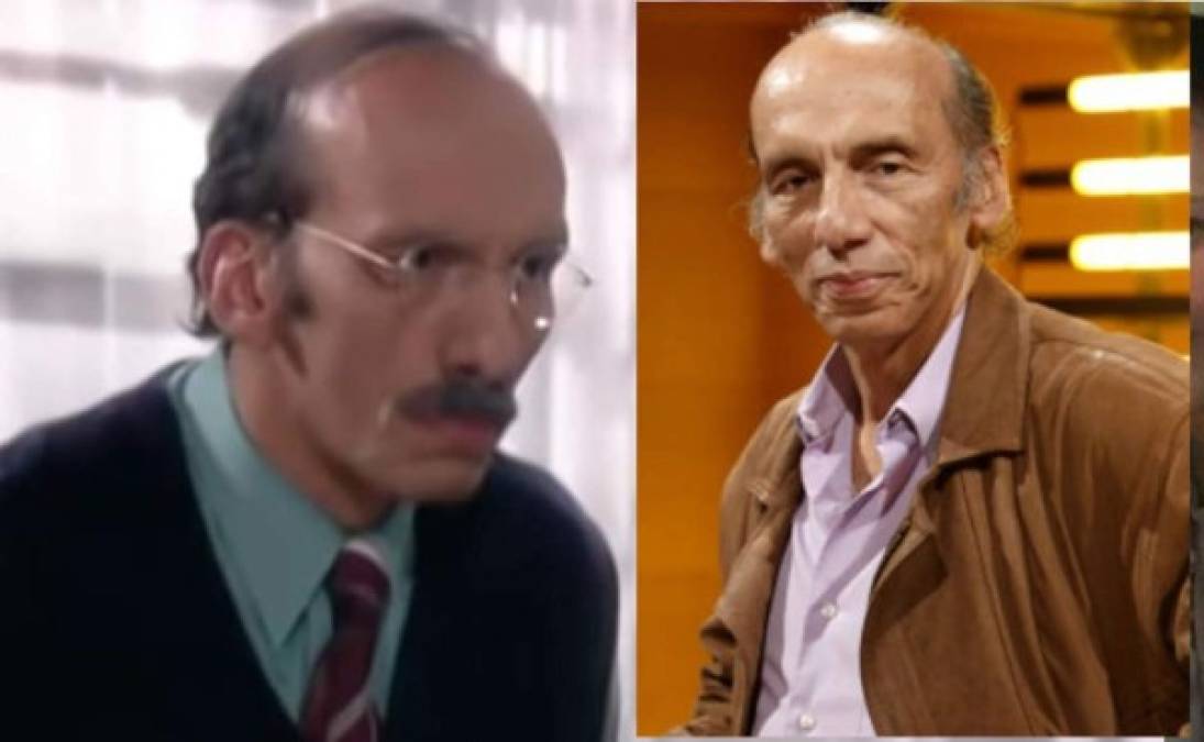 Jorge Herrera - Hermes Pinzón Galarza (papá de Betty)<br/>Edad en 2019: 71 años<br/>