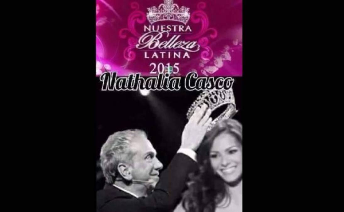 Meme de Nathalia Casco coronada por Osmel Sousa.