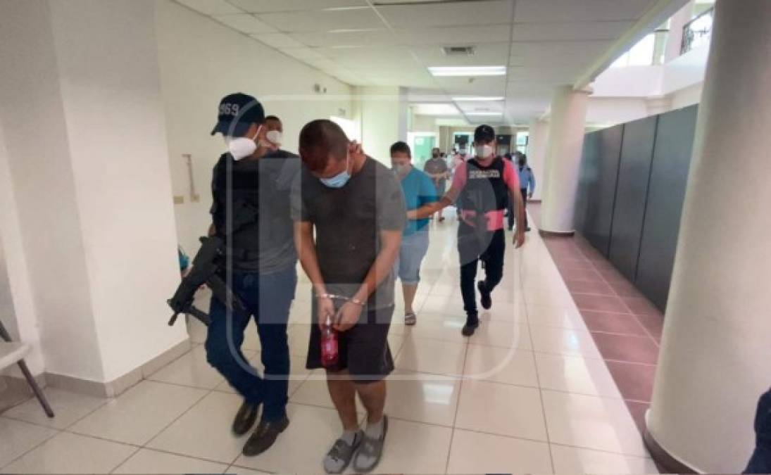 Los tres detenidos fueron remitidos a San Pedro Sula por secuestro y asesinato. Ayer, un juez les dictó detención judicial durante la audiencia de declaración de imputado.