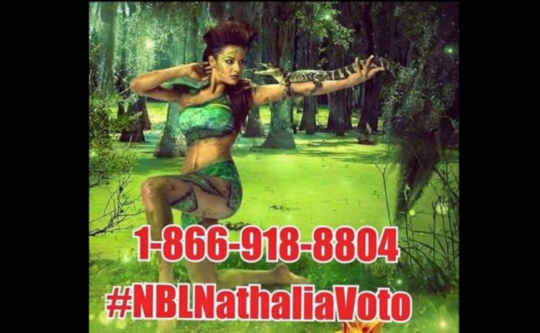 La campaña en las redes sociales para apoyar a Nathalia Casco.