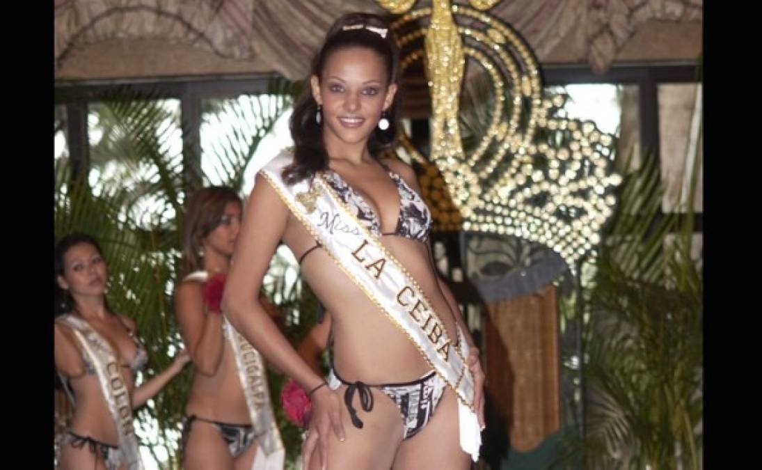 Nathalia Casco comenzó a esculpir su imagen en el certamen Miss Honduras Belleza Nacional 2006.