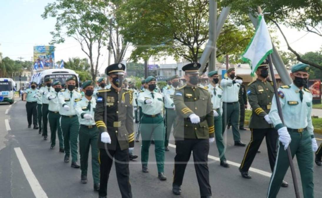 Derroche de civismo este 15 de septiembre en San Pedro Sula.