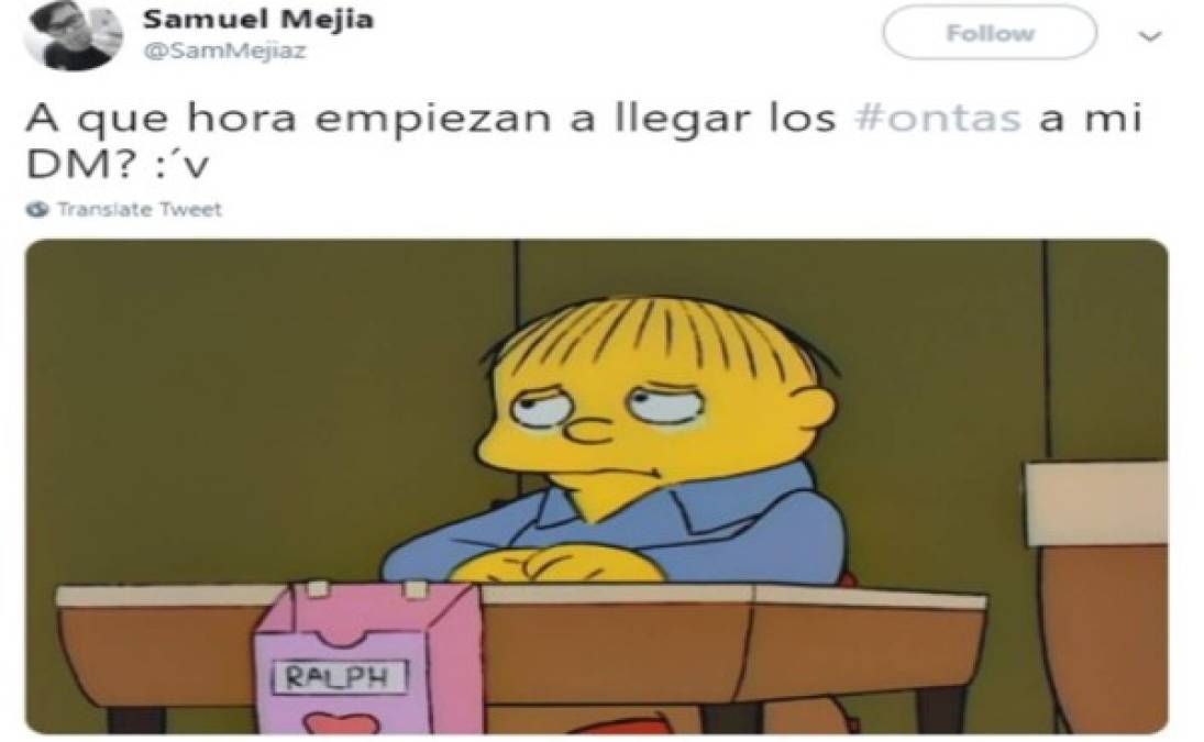 El colocar 'Ontas' entre las principales tendencias de Twitter se convirtió en motivo de orgullo para los internautas mexicanos por el alcance que lograron.