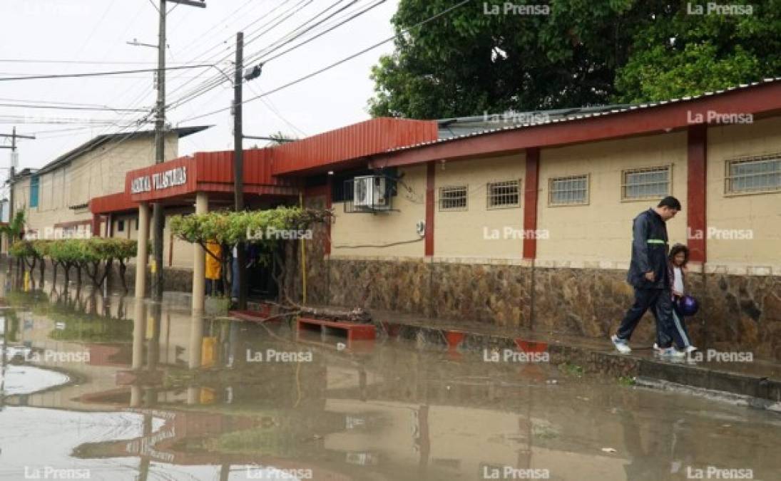 Los alumnos de una escuela fueron despachados antes de horario para evitar cualquier tragedia.