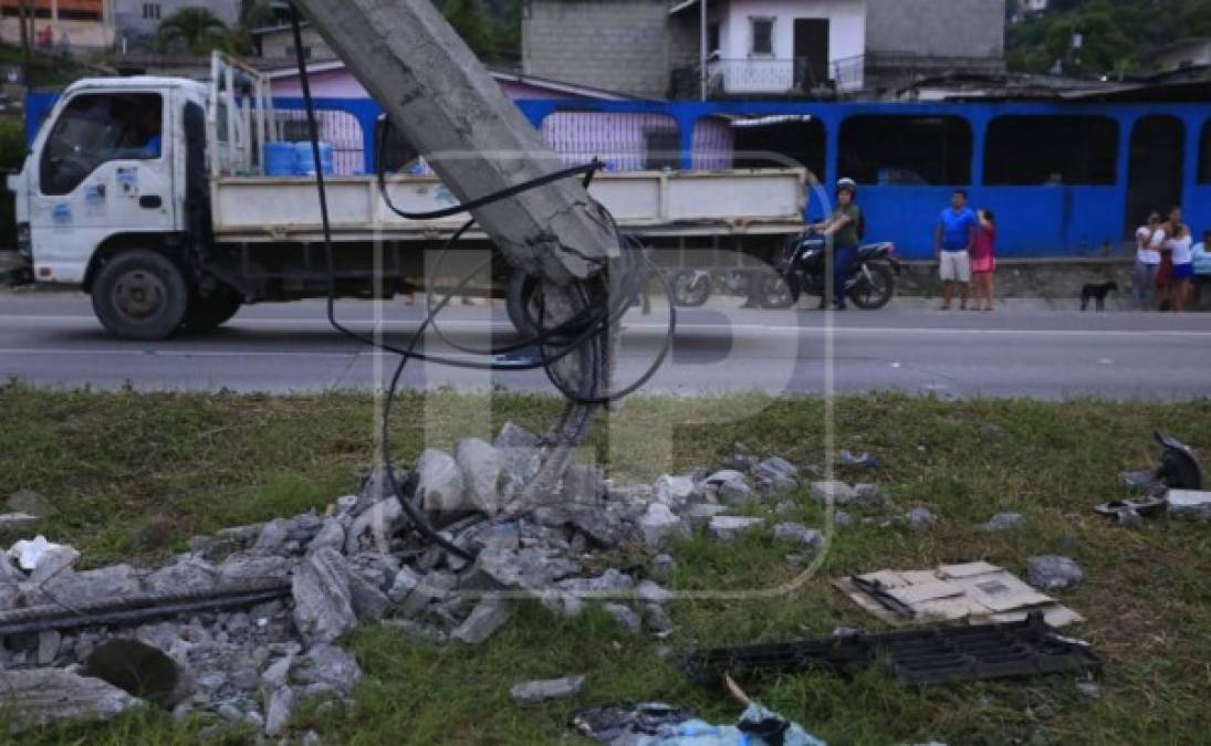 El hecho ocurrió en Choloma, en la carretera entre Puerto Cortés y San Pedro Sula.