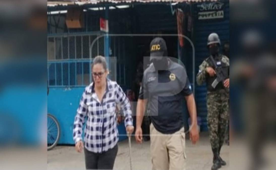 Merlin Yanina Toledo, presunta socia de los Valle, fue capturada también a través de 'Relevo II' en San Pedro Sula.