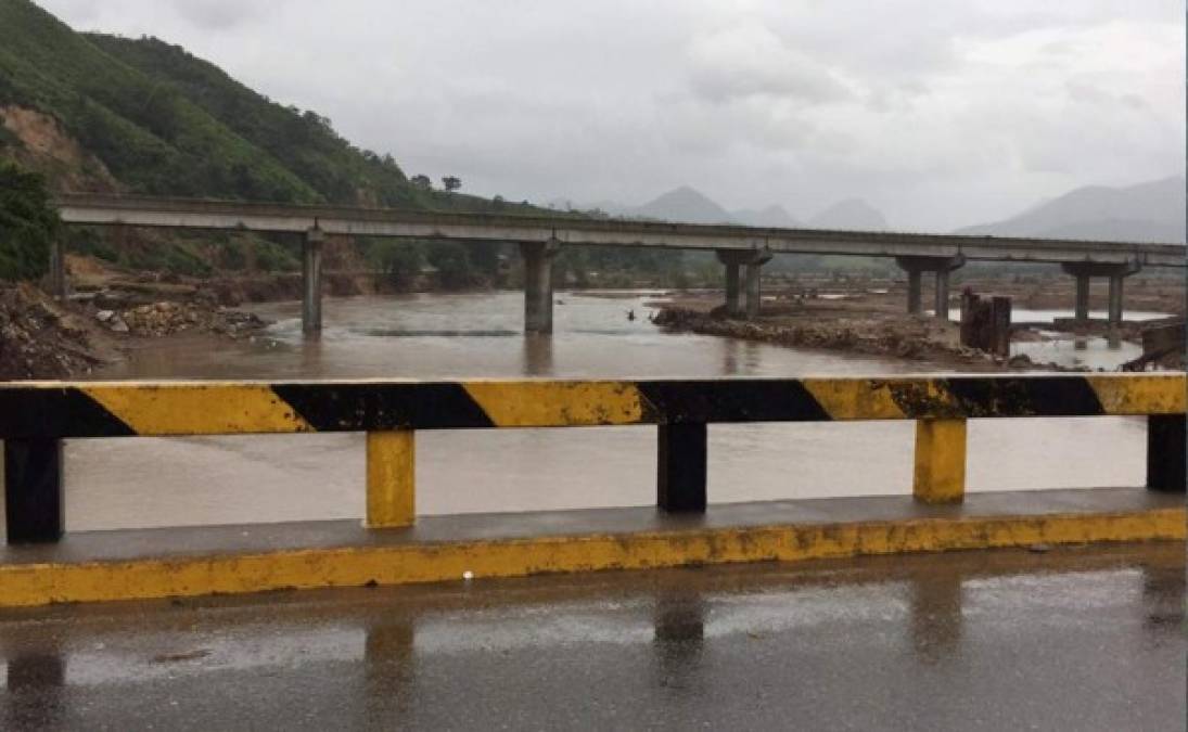 Imagen muestra el río Ulúa, a la altura de Pimienta, Cortés.