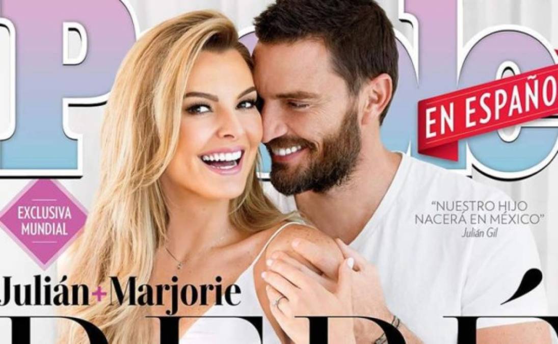 La venezolana Marjorie de Sousa confirmó que está embarazada de su novio el argentino, Julián Gil. La pareja acaba de posar en exclusiva para la nueva portada de People en Español confirmado la noticia y anunciando que el próximo año se casan.