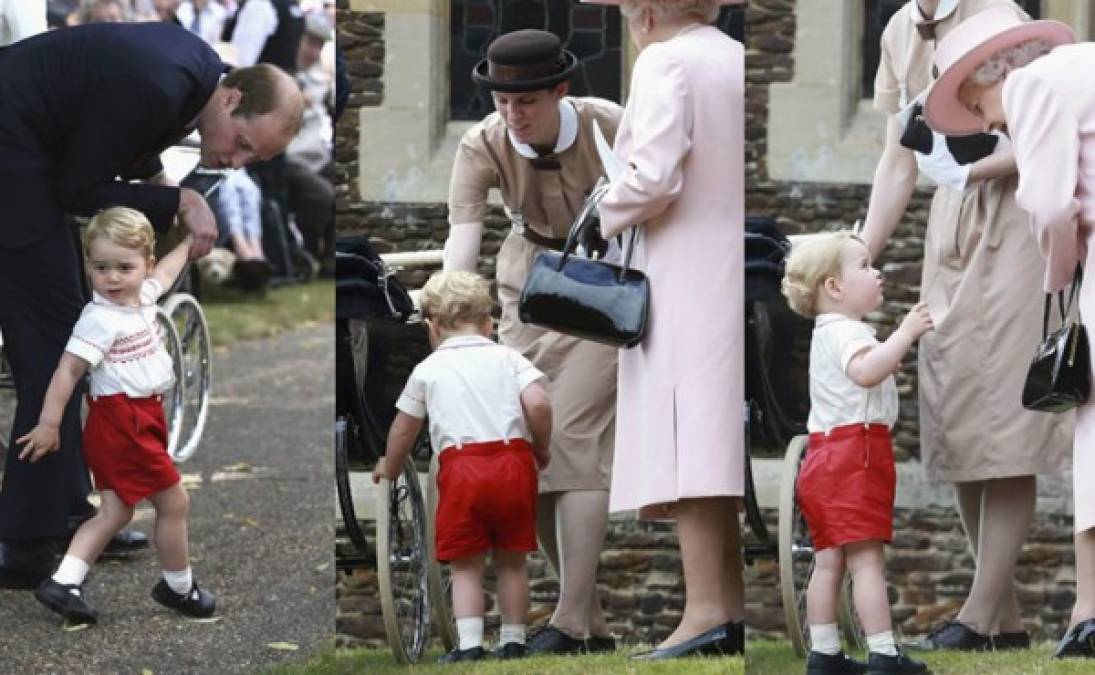 El pequeño no dejó de robar el protagonismo de la ceremonia.