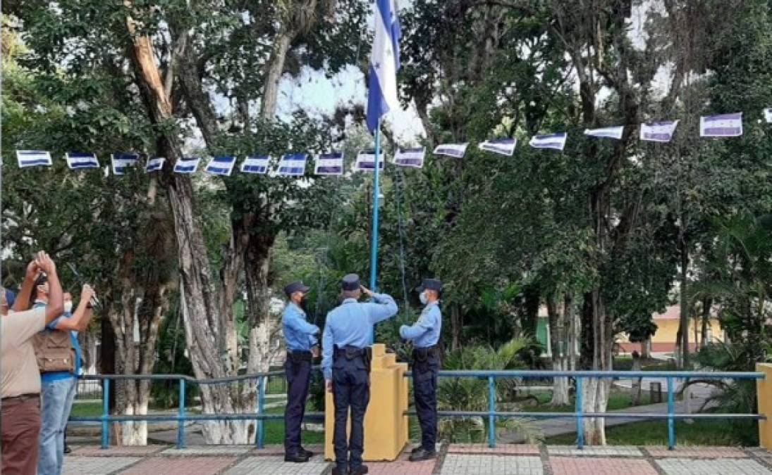 Esta celebración del Día de la Bandera quedó marcada por la pandemia del COVID-19.