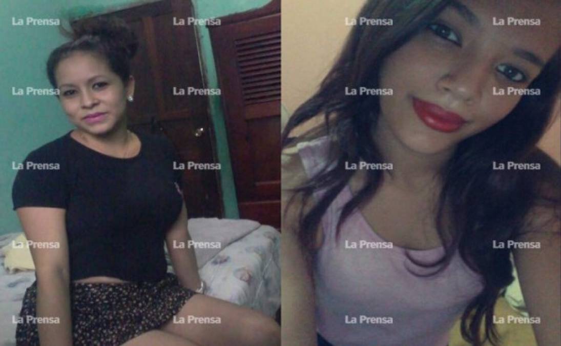 Las jóvenes Karolina García y Jeysa López fueron ultmadas junto con dos hombres la noche de ayer domingo en colonia La Unión, San Pedro Sula.