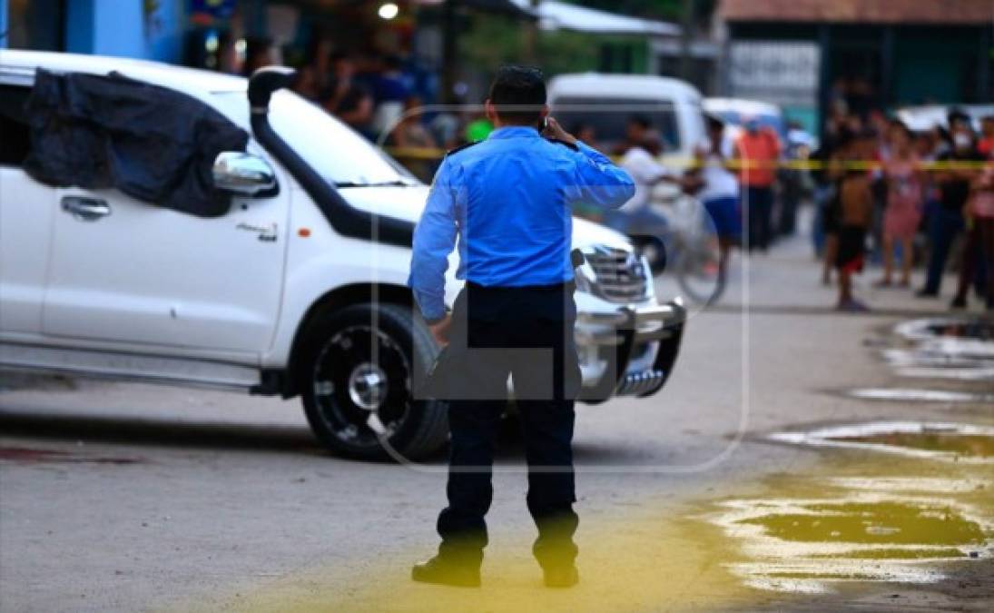 Los sicarios se conducían en dos motocicletas y atacaron directamente donde estaba el expolicía.