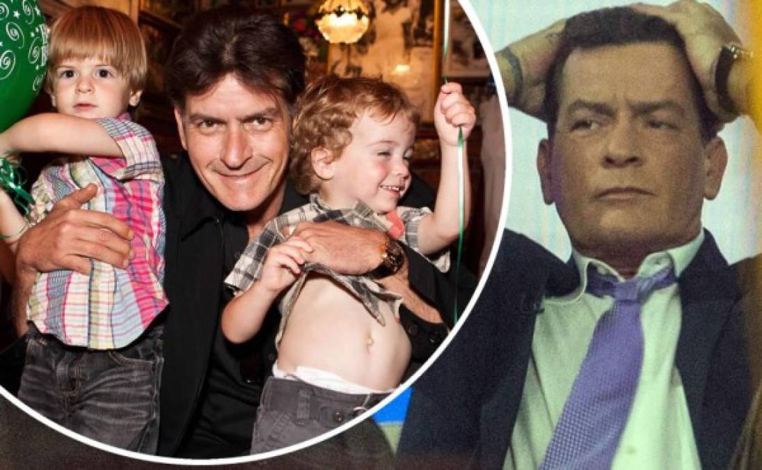 Padre de cinco niños (tres niñas y dos niños), Charlie Sheen tiene que enfrentar la dura batalla que su padre enfrenta con el VIH. Ninguno de los pequeños tiene la enfermedad.